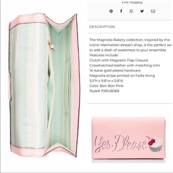 Kate Spade Magnolia Bakery Clutch Bag - Picture 4 of 6